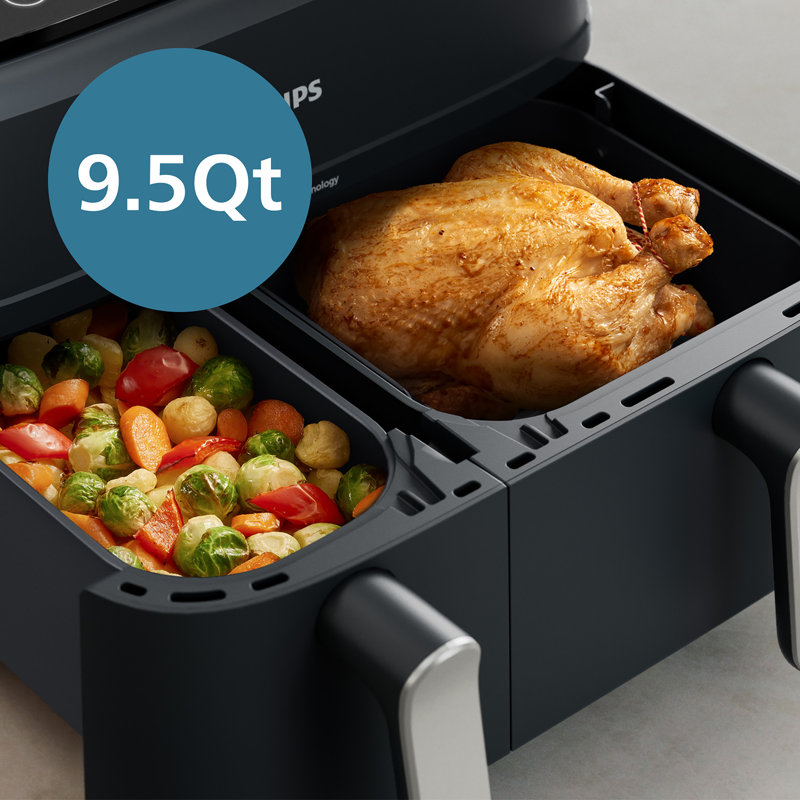 Philips 3000 Series (Dual Basket) 9.5 Qt Air Fryer & Reviews | Wayfair